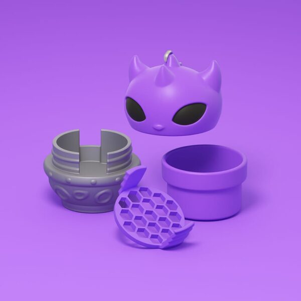 Mini Grinder Violeta C/Llavero