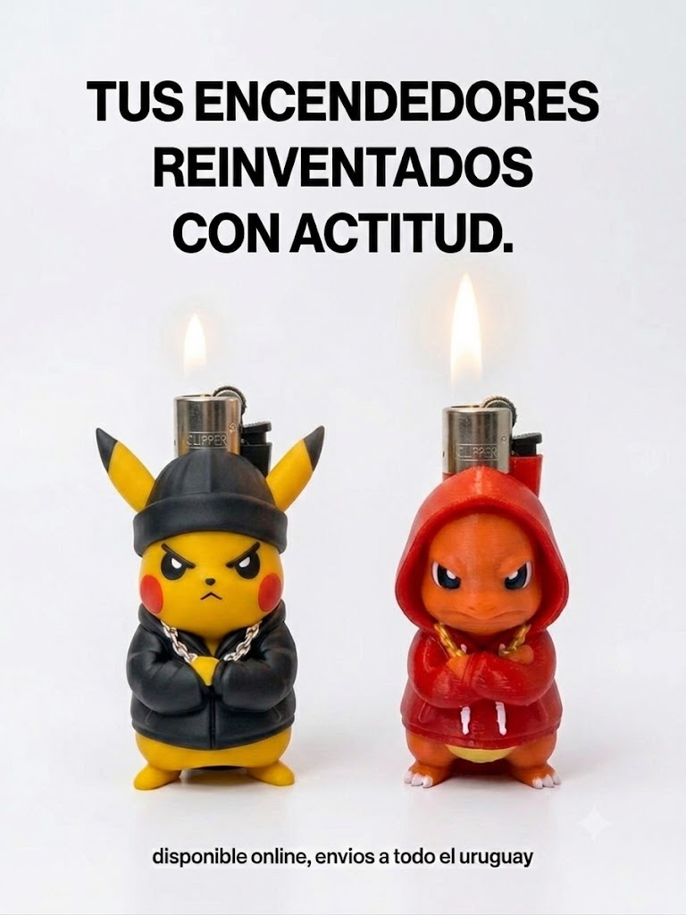 Duo Clipper: dos fundas 3D para encendedor Clipper
